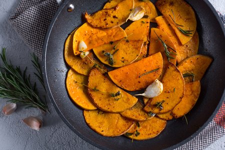Pumpkin in the pan