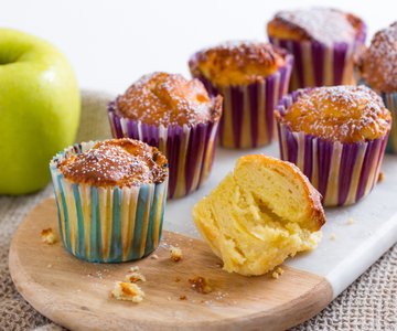 Apple muffins in air fryer