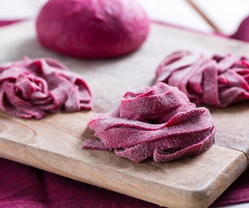 Fresh Beetroot Pasta