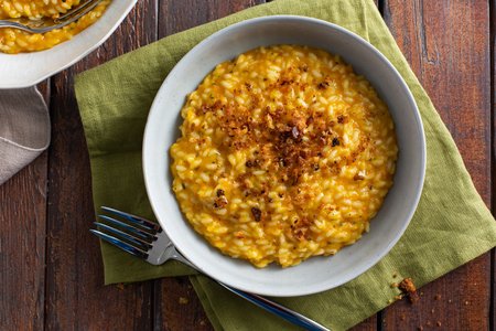 Risotto with Carrots and Breadcrumbs