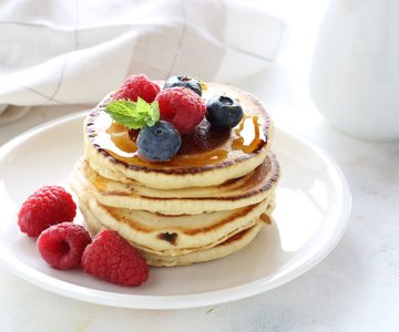 Pancakes without milk