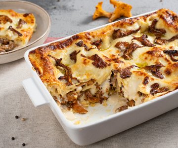 Lasagna with Chanterelles and Stelvio