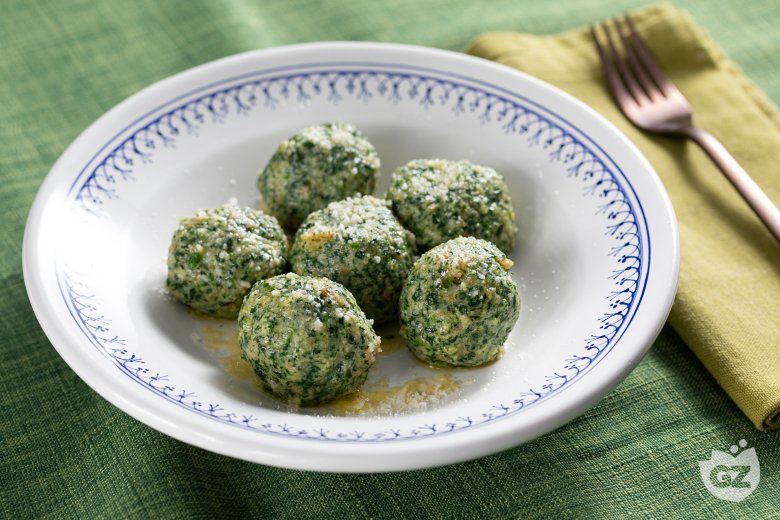 Spinach dumplings