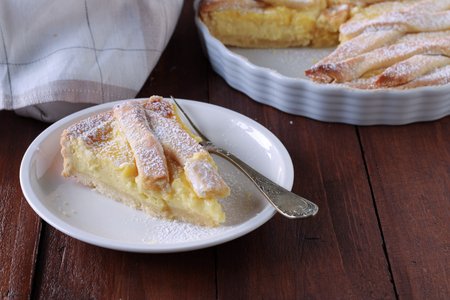 Tart with Custard Cream