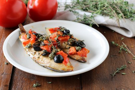 Baked Mackerel