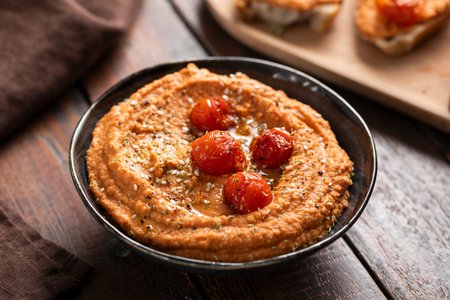 Cherry Tomato Hummus