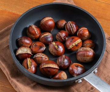 Chestnuts in the pan