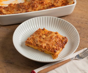 Lasagna with Lentil Ragù