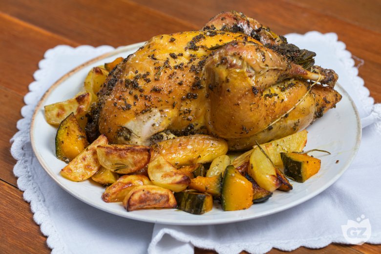 Roasted Guinea Fowl