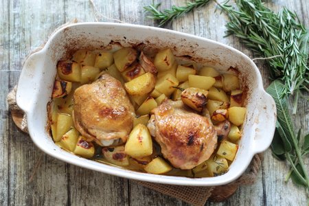 Baked Chicken Thighs