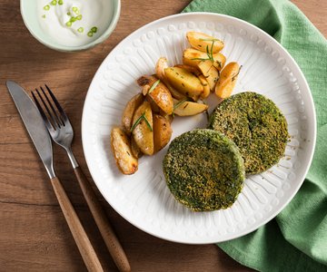 Kale and Chickpea Burger