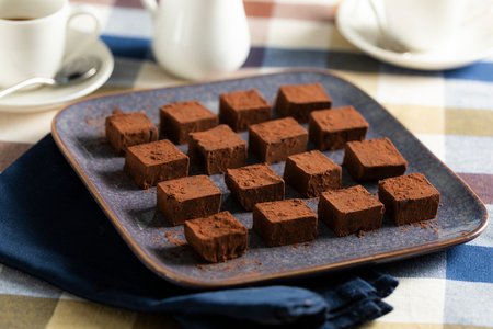 Chocolate and tahini treats