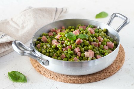 Peas in a pan