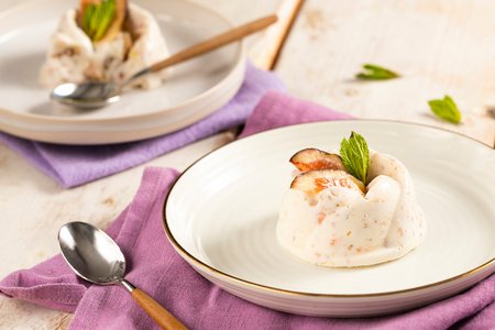 Fig and Walnut Semifreddo