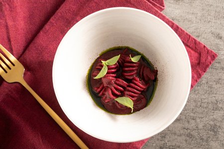 Fusilli with Blackberries