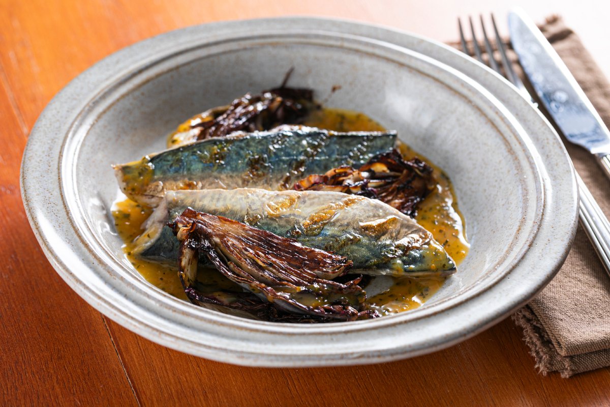Grilled Mackerel with Citrus Sauce