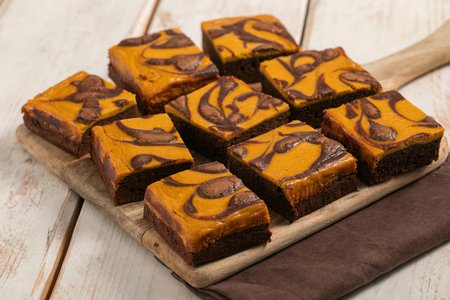Pumpkin and Chocolate Brownies