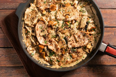 Creamy Mushroom Scaloppine