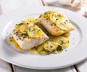 Baked Cod with Potatoes