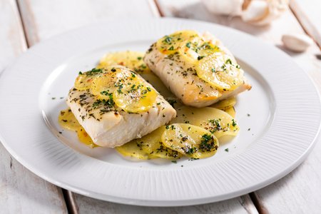 Baked Cod with Potatoes