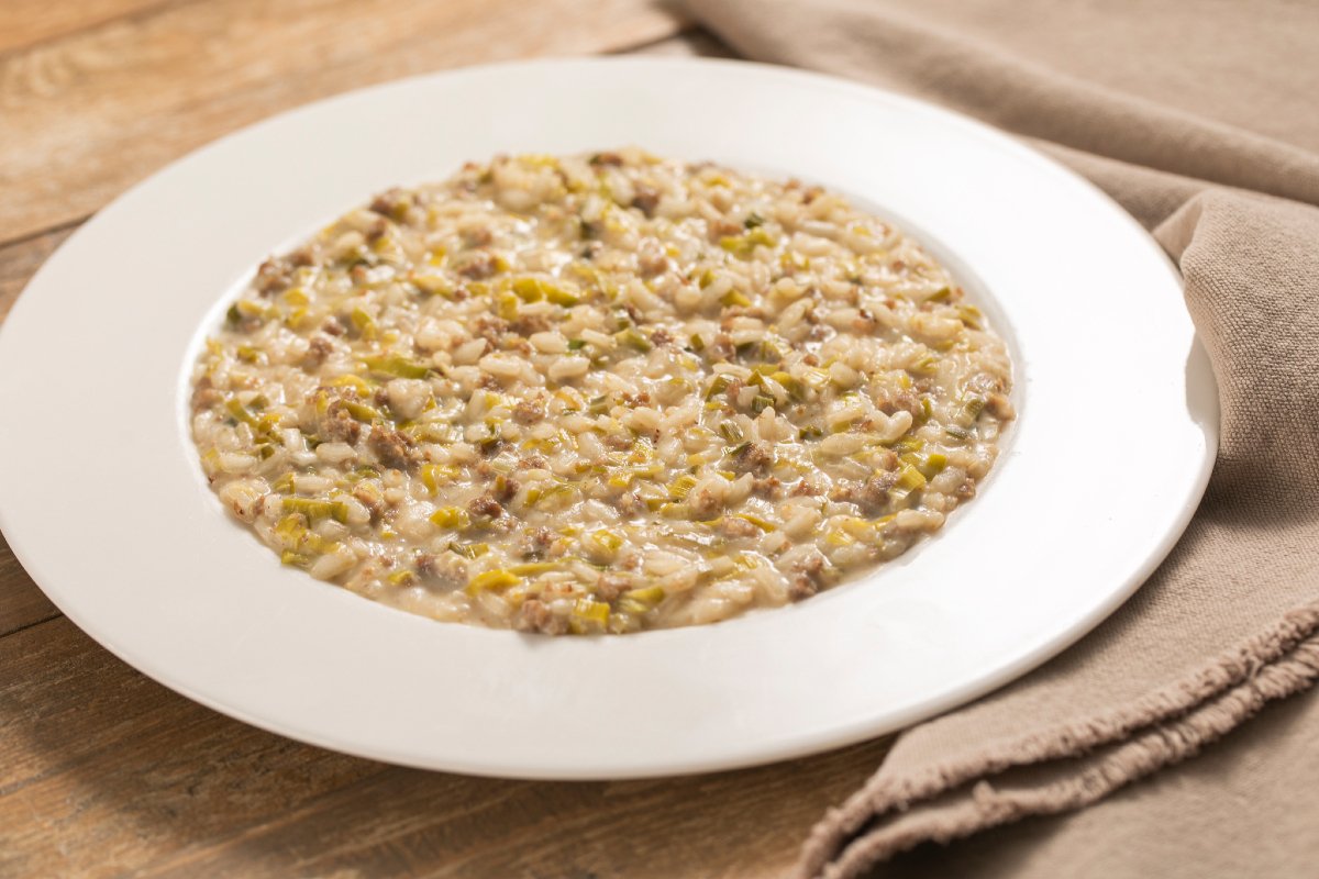 Leek and Sausage Risotto
