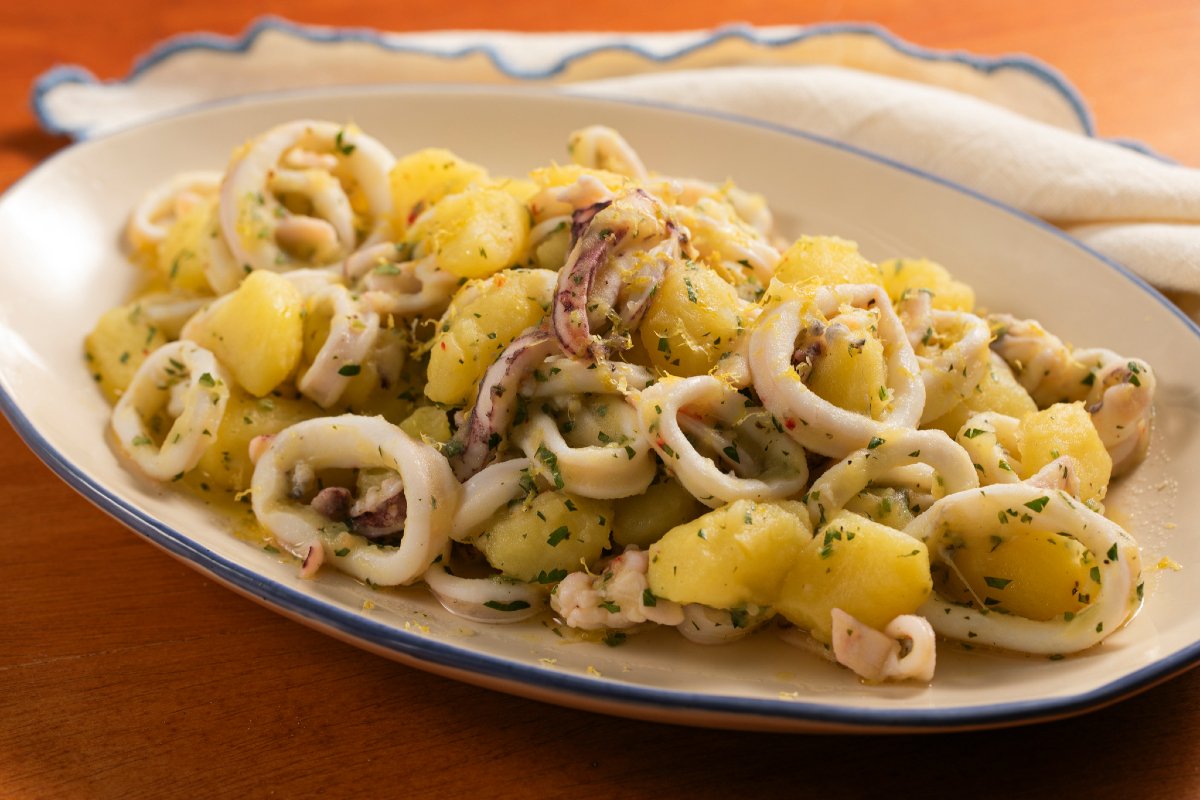 Squid and Potato Salad