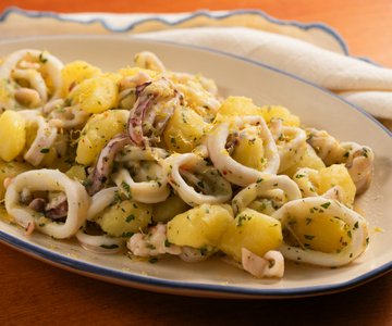 Squid and Potato Salad