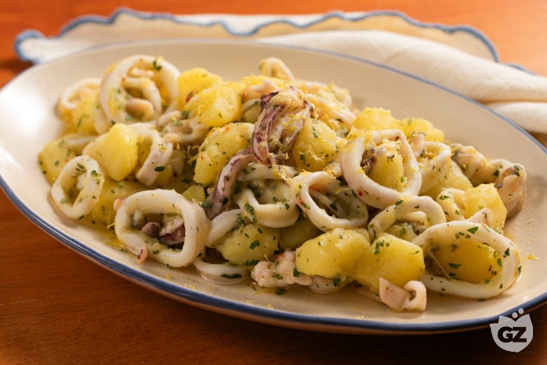 Squid and Potato Salad