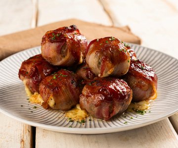 Meatballs with Cheddar and Bacon