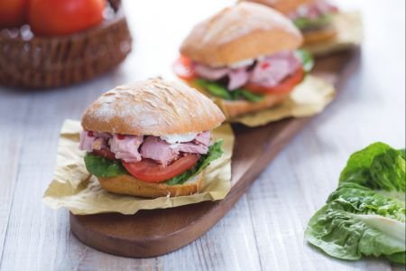 Spicy Sandwich with Tuna, Goat Cheese, and Olive Pesto