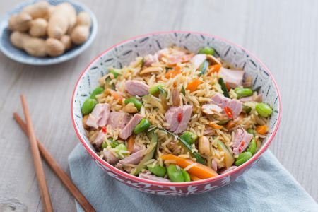 Fried Rice with Tuna