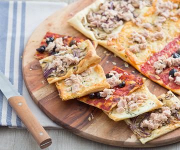 Multi-flavor Tuna Puff Pastry
