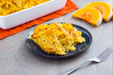 Baked Pasta with Pumpkin and Stracchino Bechamel