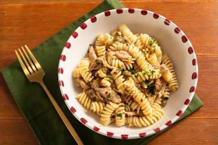 Tuna Pasta in White Sauce