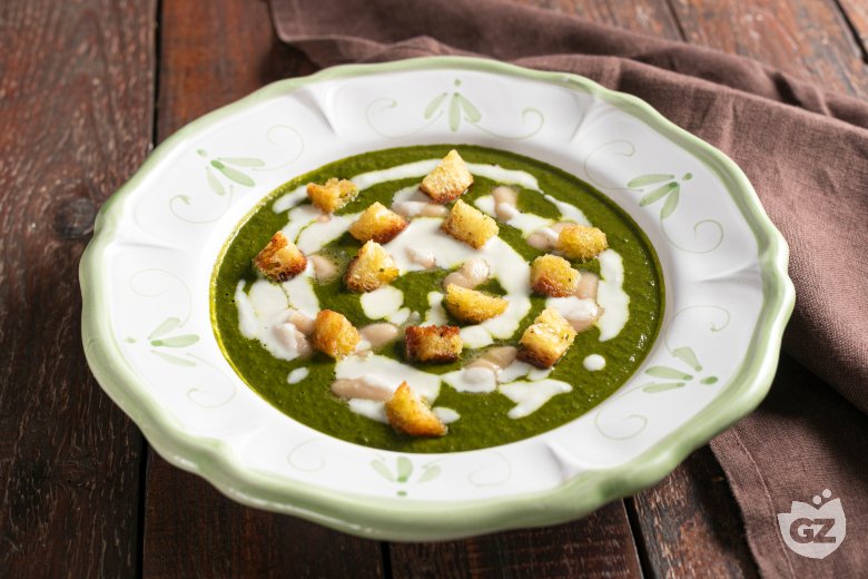 Cream of Black Cabbage and Beans
