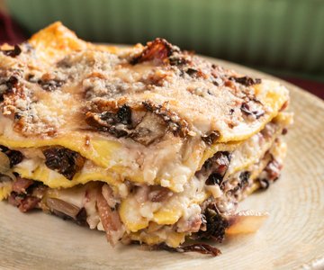 Lasagna with Treviso Radicchio and Béchamel Sauce