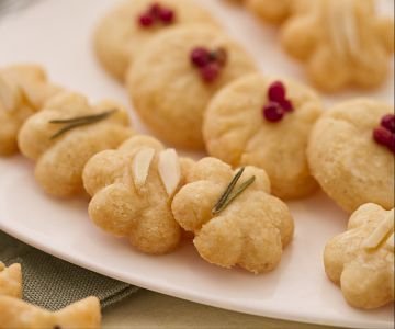 Parmesan Shortbread Cookies