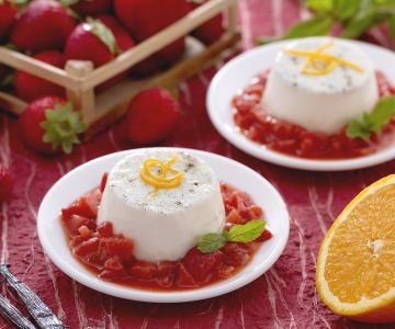 Panna cotta without gelatin