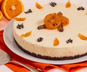 Orange and Cinnamon Cheesecake