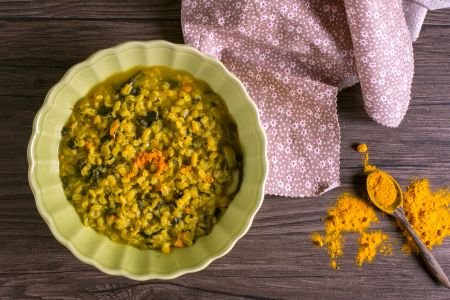 Barley Vegetable and Turmeric Soup