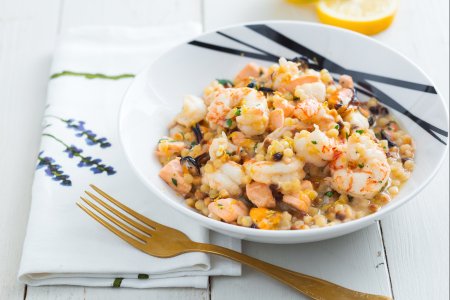 Fregola with Fish Ragù