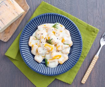 Pumpkin Gnocchi with Taleggio Sauce