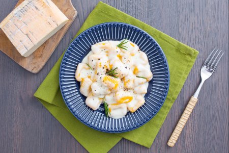 Pumpkin Gnocchi with Taleggio Sauce