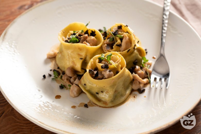 Stuffed Pappardelle with Rabbit Ragù