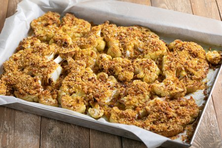 Baked Cauliflower with Spices