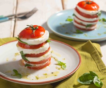 Delicious Caprese with Oregano Sauce