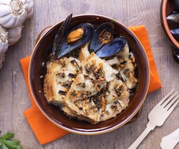 Pancotto with Mussels