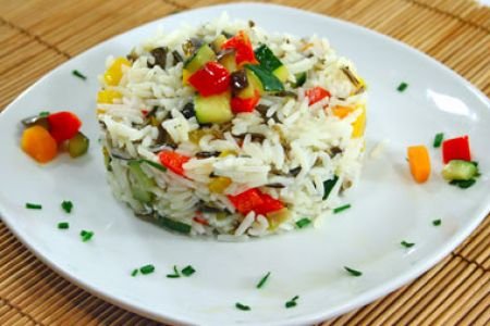 Basmati and Wild Rice Salad with Vegetables