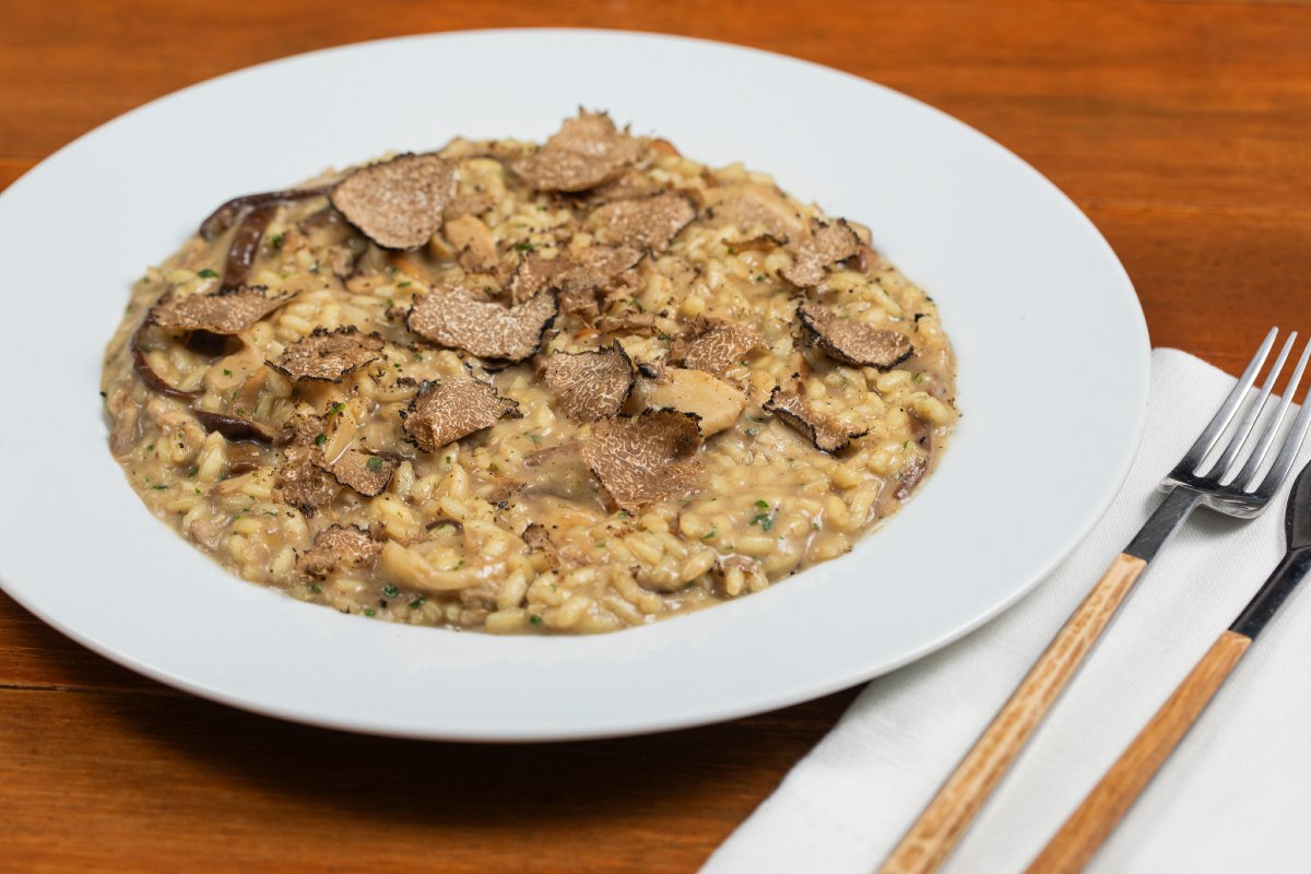 Risotto with Mushrooms and Truffle