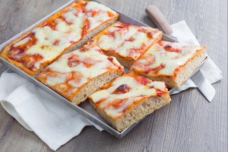 Sheet Pan Pizza with Sourdough